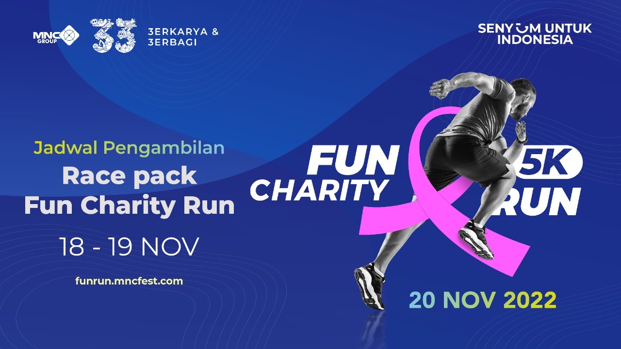 Jangan Terlewat! Ini Jadwal Pengambilan Race Pack MNC Fun Charity Run (Foto: MNC Media)