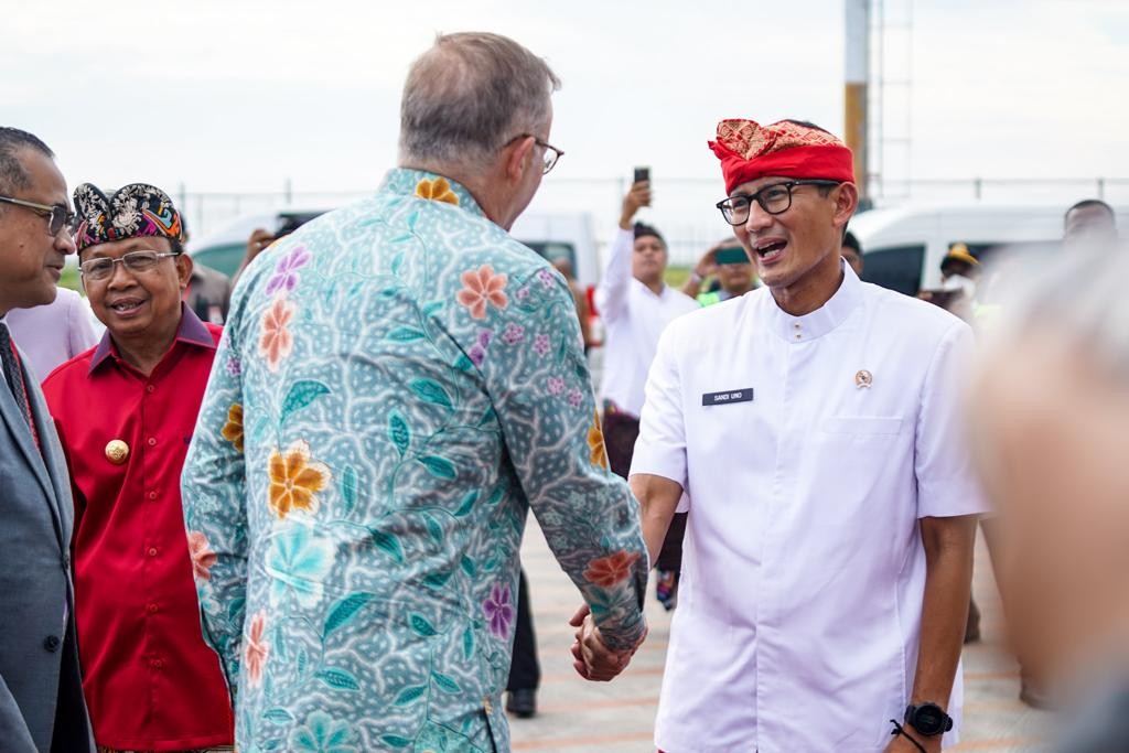 Tawarkan Garap Film Bersama, PM Australia ke Sandiaga Uno: You're a Good Man! (Foto: MNC Media)