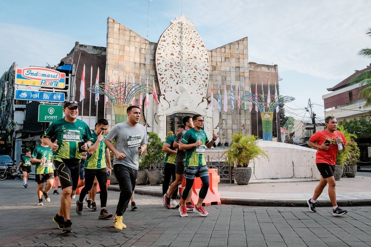 Sandiaga Uno Ikuti Ecco Bali Run Bersama Delegasi B20-G20 (Dok.Ist)