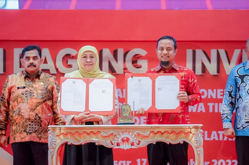 Misi Dagang Jatim dan Sulsel Raup Transaksi Rp240,23 M dalam Delapan Jam. (Foto:  Lukman/MPI).