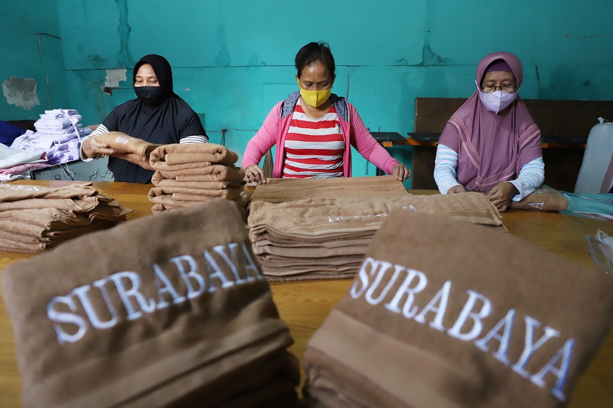 Angka Pengangguran di Surabaya Turun 2 Persen Didukung Sektor UMKM. (Foto: Aan Haryono/MNC Media)
