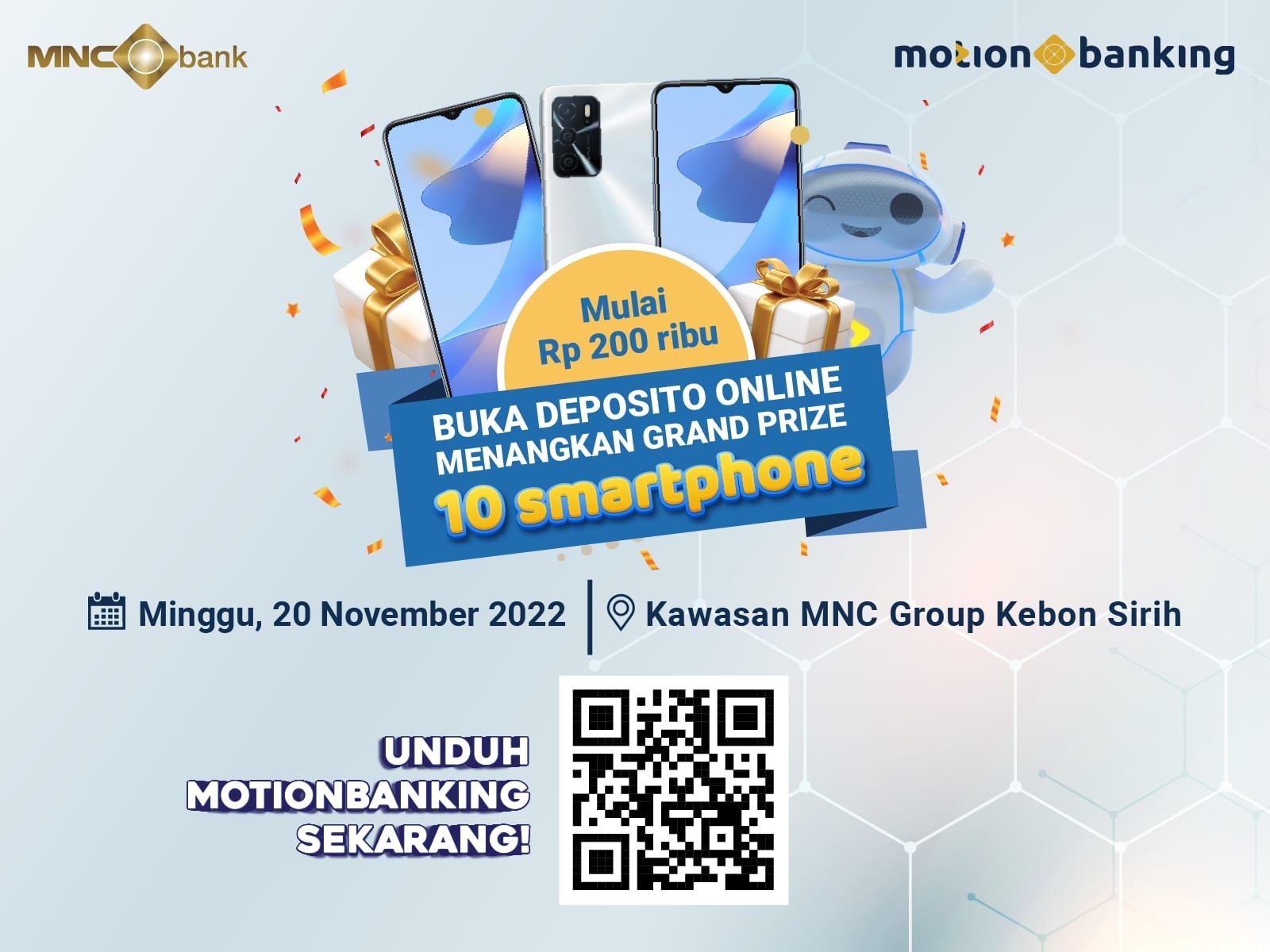 Lewat Fun Charity Run 2022, MNC Bank Kenalkan MotionBanking. (Foto: MNC Media)