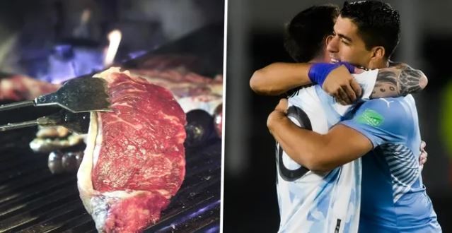 Piala Dunia 2022, Uruguay dan Argentina Bawa 'Jimat' 900 Kg Daging (Foto: Getty Images)