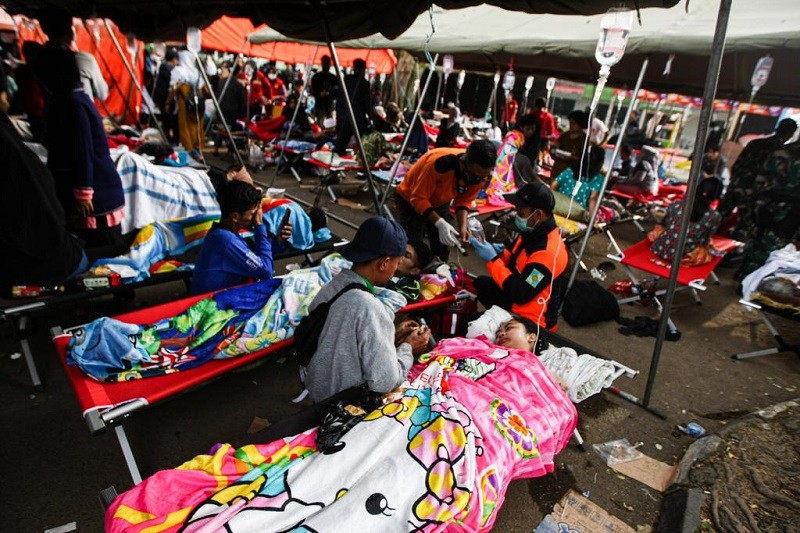 BNPB Buka 12 Posko Pengungsian Gempa Cianjur, Cek Lokasinya (Foto: MNC Media)