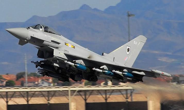 Intip Pesawat Tempur Eurofighter Typhoon, Jet Pengamanan Piala Dunia 2022 (FOTO:MNC Media)