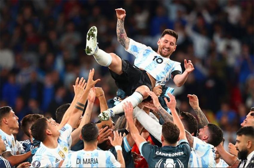 Tim Tango Lawan Elang Hijau di Piala Dunia 2022, Laga Seru Senilai Rp12,6 Triliun (foto: MNC Media)