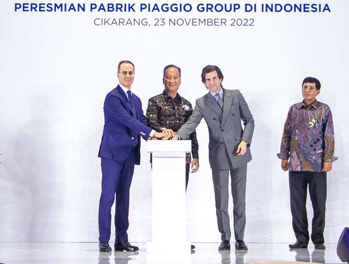 Piaggio Resmi Punya Pabrik di Cikarang. (Foto: MNC Media)
