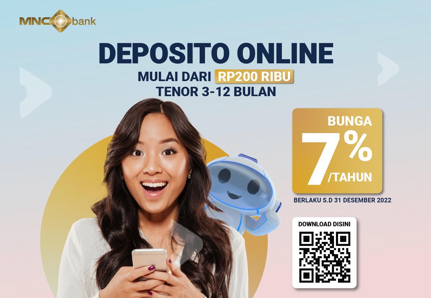 Emejing, Buka Deposito Nggak sampai 5 Menit, Bisa Kapan Aja di Mana Aja (foto: MNC Media)
