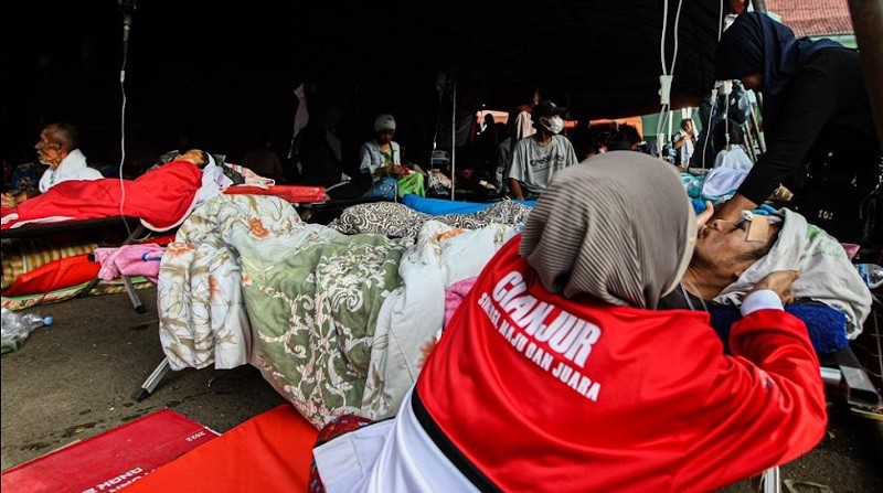 BNPB terus mengupayakan penanganan bencana gempa bumi Cianjur M 5.6 yang terjadi Senin (21/11/2022) lalu. 
