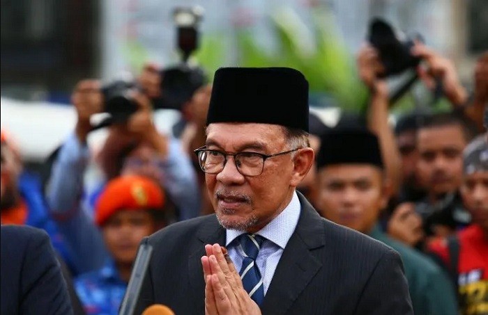 Resmi! Anwar Ibrahim Jadi Perdana Menteri Malaysia. (Foto : MNC Media)