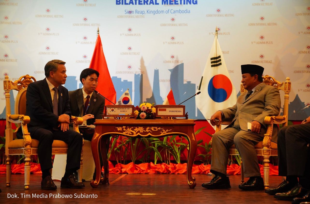 Prabowo dan Menhan Korsel Bahas Kemajuan Kerja Sama Industri Pertahanan (Dok.MNC)