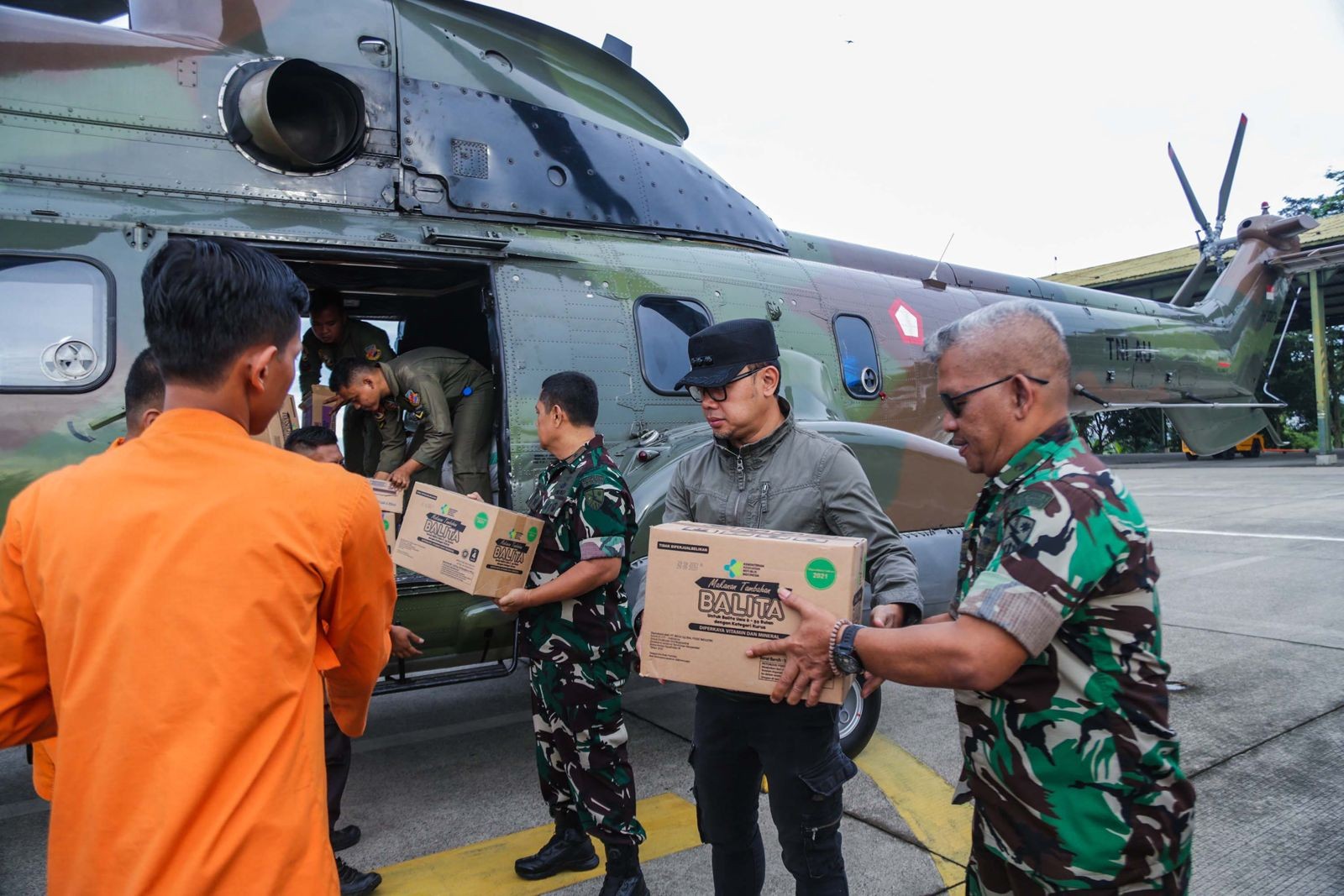 Pemkot Bogor Kirim 1 Ton Kafan hingga Makanan Bayi bagi Korban Gempa Cianjur  (Dok.Ist)