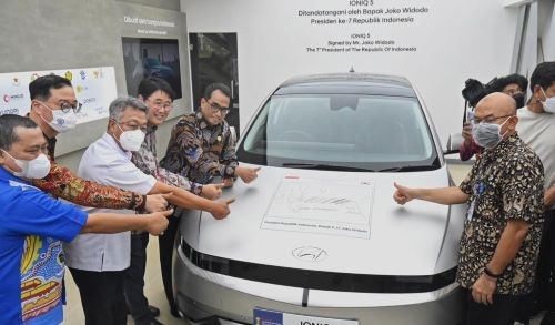 Menhub Resmikan Pameran Kendaraan Masa Depan di Museum Transportasi TMII. Foto: MNC Media.