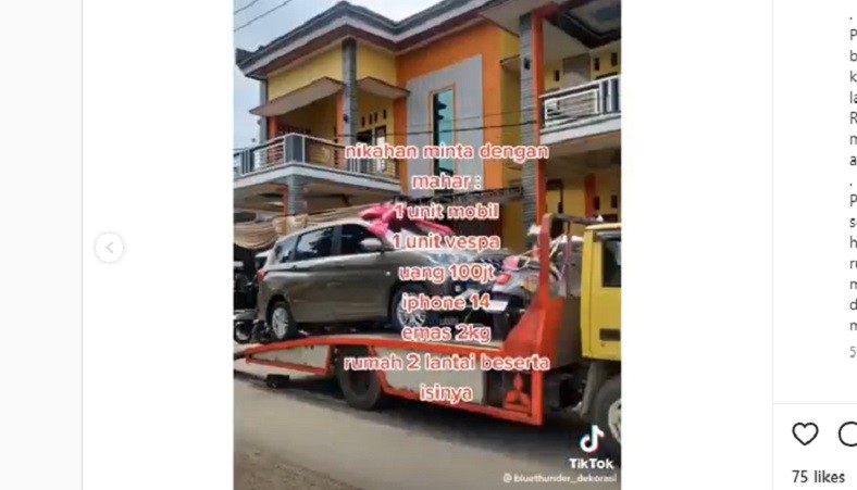 Viral Pernikahan Mewah Di Jember, Seserahannya Mobil Hingga Rumah Dua ...