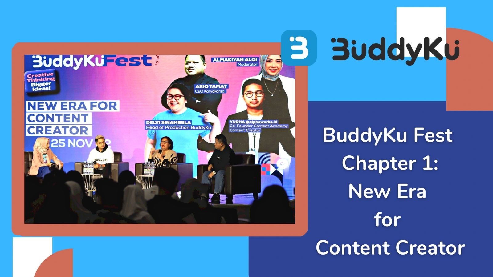 BuddyKu Fest, Bahas Peluang Massifnya Media Sosial Era Digital