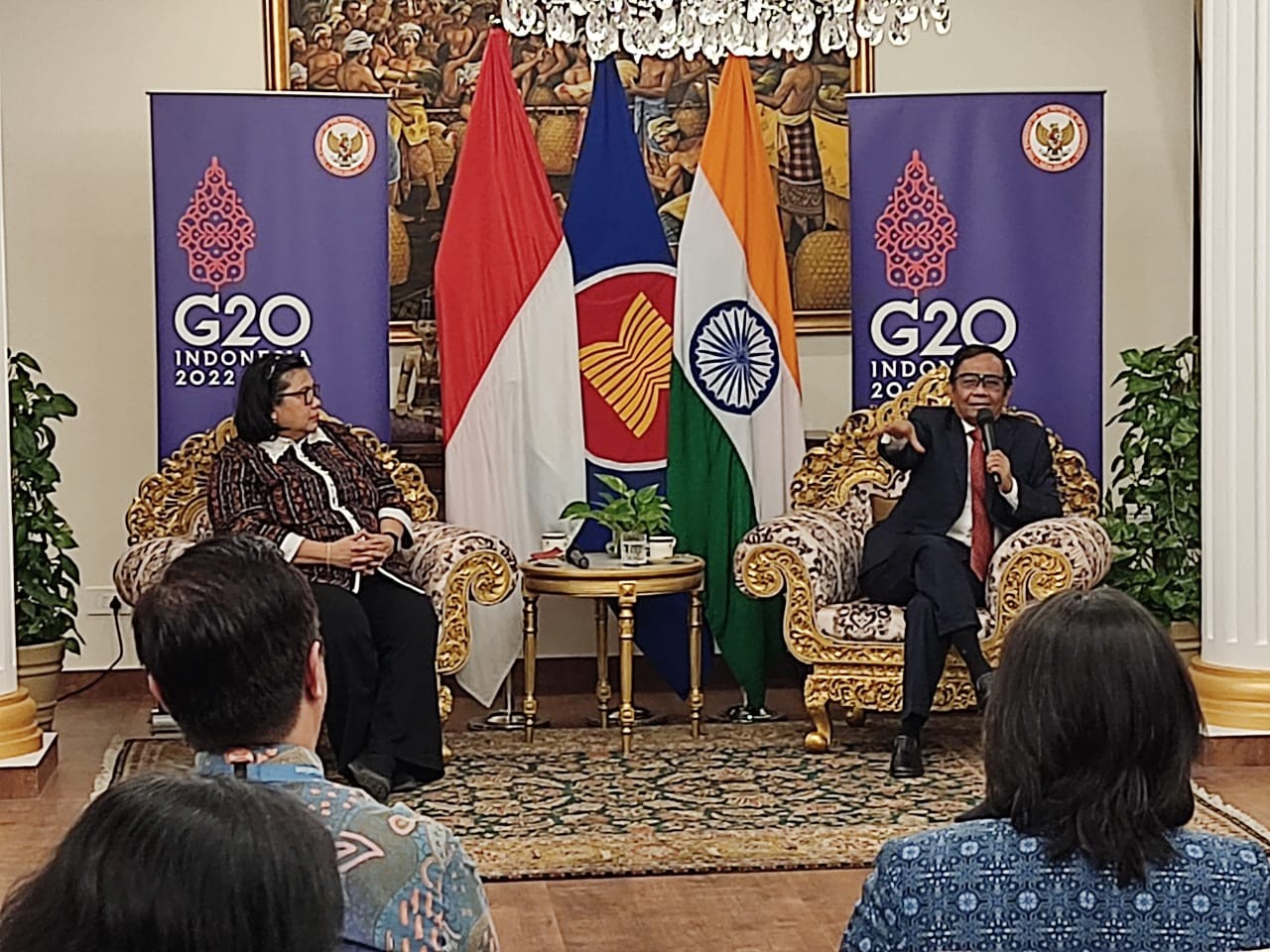 Mahfud MD: RI Kerja Sama Pendidikan hingga Penanganan Bencana dengan India. (Foto: Kemenko Polhukam)