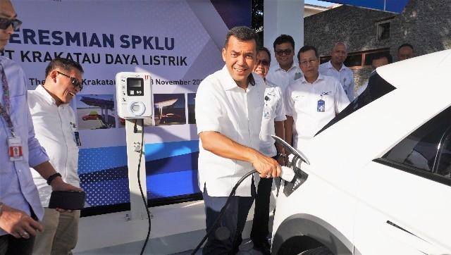 Cilegon Akhirnya Punya SPKLU, Krakatau Steel Bakal Tambah di 10 Lokasi (Foto: MNC Media)