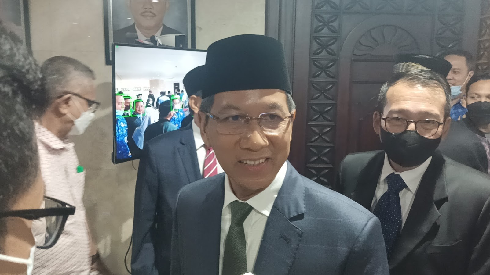 Pj Gubernur Heru Minta Jajarannya Pantau Harga dan Stok Pangan Jelang Nataru. (Foto: MNC Media)