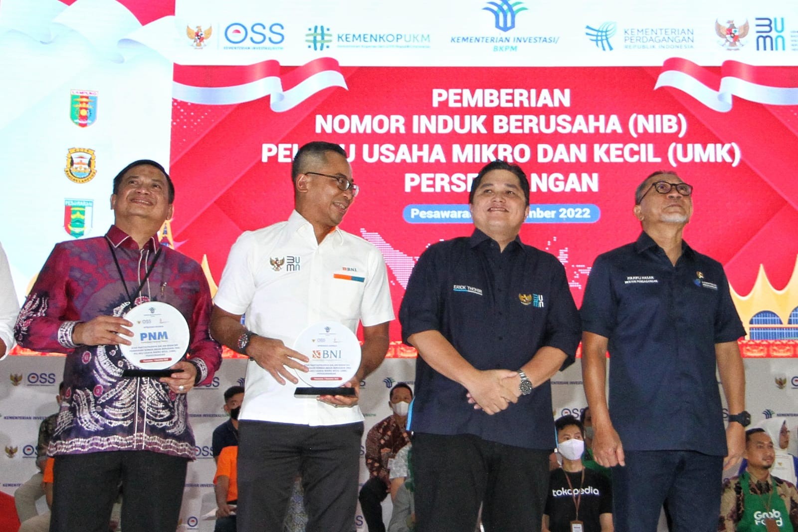 Dorong UMKM Naik Kelas, Erick Thohir Minta BNI Bantu Percepat Penerbitan NIB (Dok.BNI)