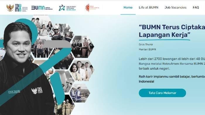 Rekrutmen Bersama BUMN 2023 untuk SMA/SMK: Ini Perusahaan yang Buka Lowongan. (Foto: MNC Media)