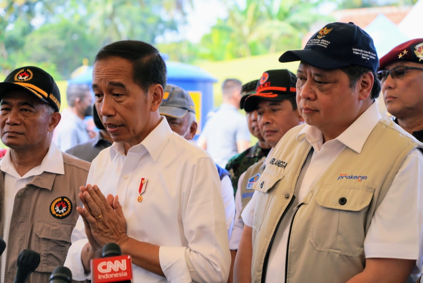 Kunjungi Cianjur Jokowi Minta Pembangunan Relokasi Rumah Korban Gempa