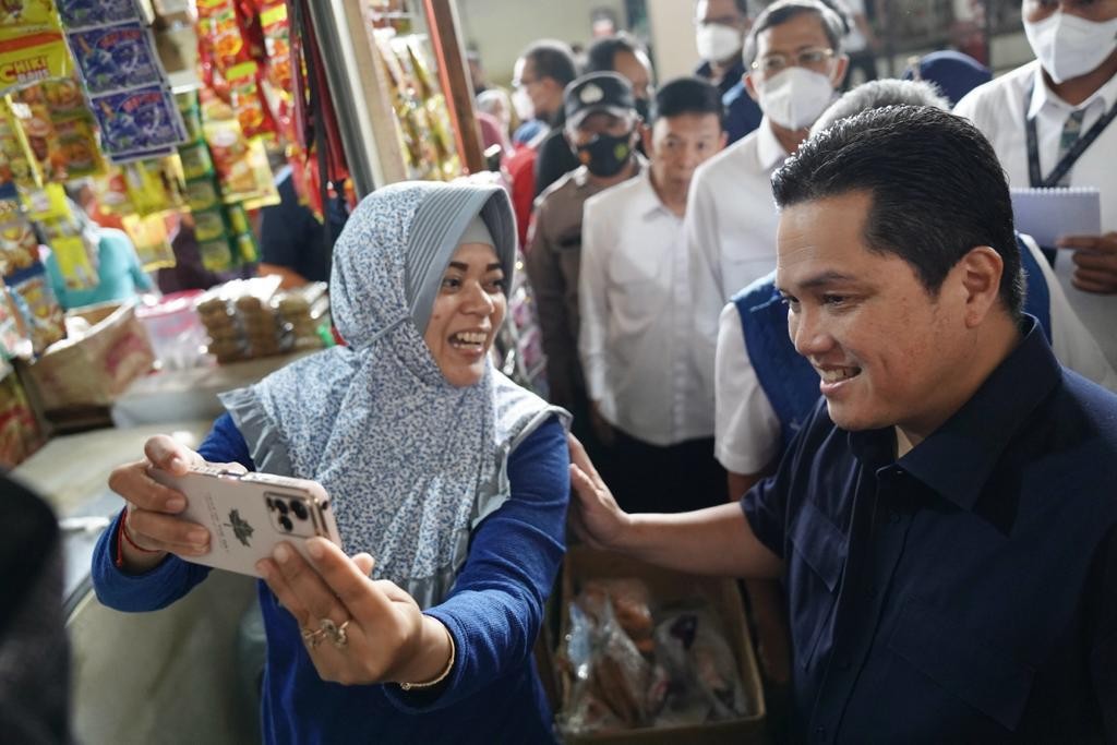Erick Thohir Luncurkan Program Pendanaan untuk UMKM. (Foto: MNC Media)