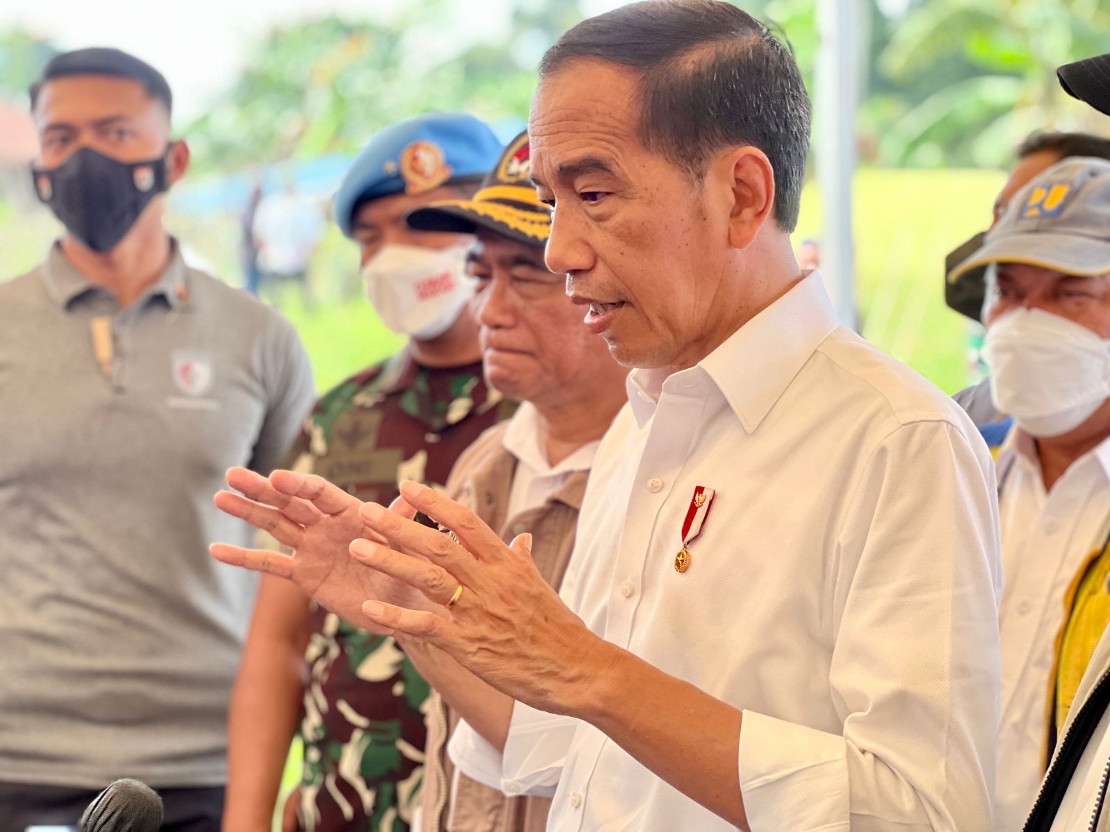 Relokasi Pasca Gempa Cianjur Dimulai Hari Ini, Jokowi: Ganti Rugi Diberikan Kamis. (Foto MNC Media)