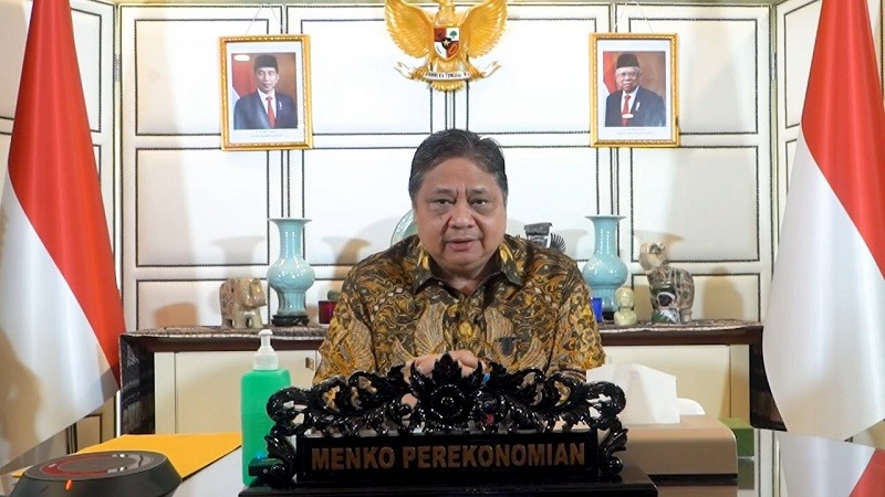 Ekonomi RI Moncer, Airlangga Dorong Kepastian Hukum dan Kemudahan Investasi. (Foto: MNC Media).