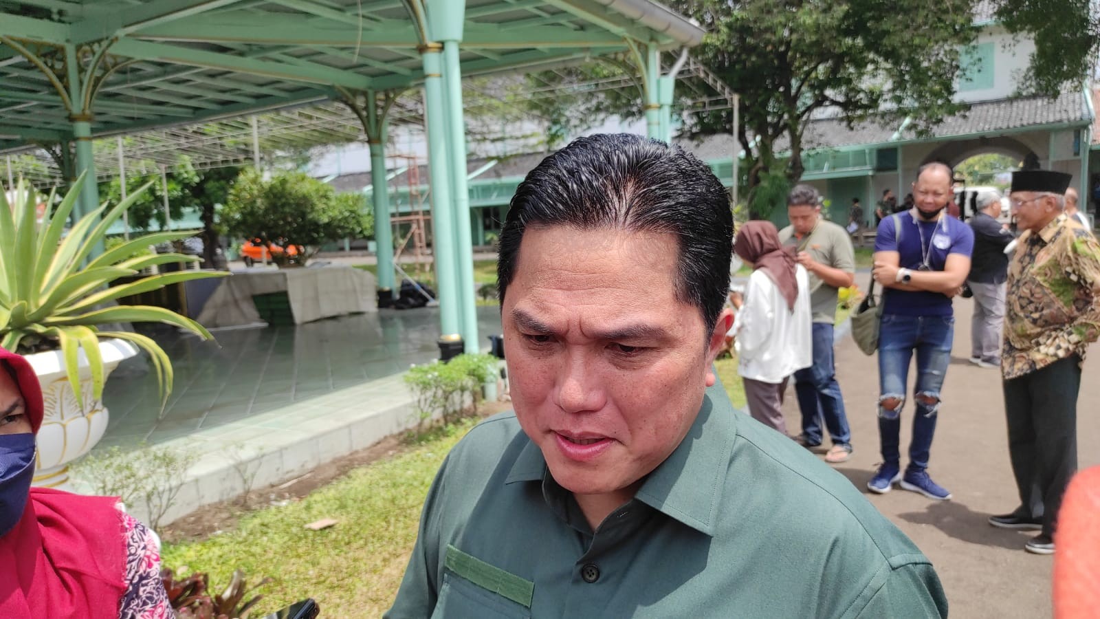 Erick Thohir Sebut Progres Persiapan Pernikahan Kaesang Erina Sudah 80