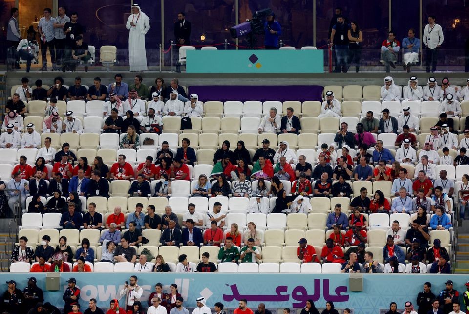 Tak Capai Target, Jumlah Pengunjung Piala Dunia Qatar 2022 Hanya 765 ribu. (Foto: Reuters)