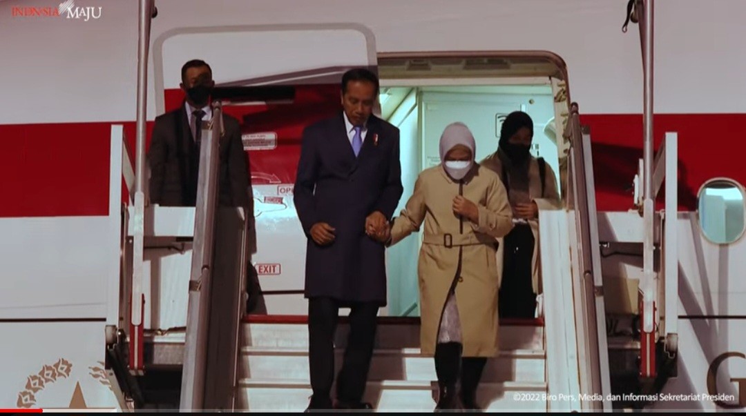 Tempuh 15 Jam Penerbangan, Jokowi Tiba di Brussels Hadiri UE-ASEAN (FOTO: Tangkapan layar Youtube Sekretariat Presiden RI)