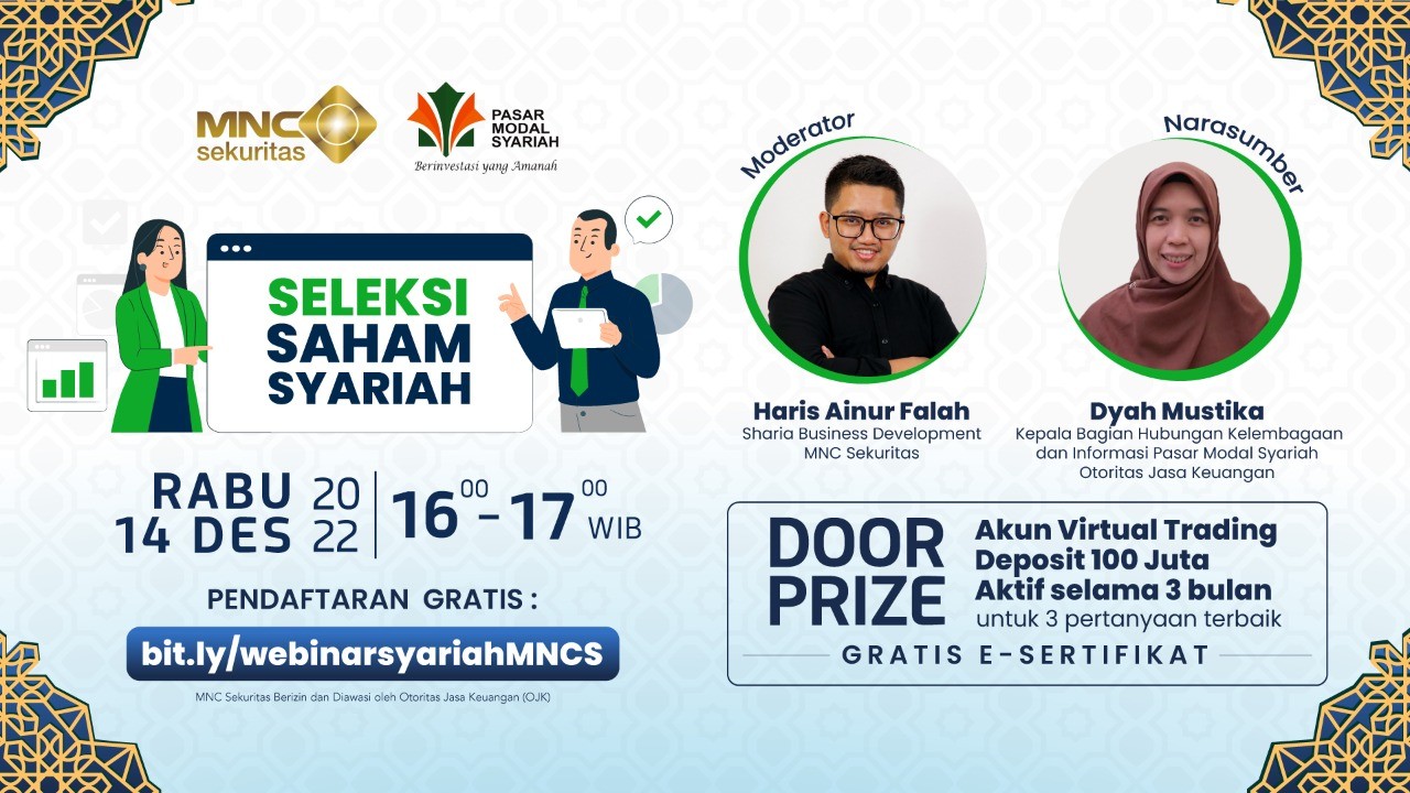 MNC Sekuritas senantiasa memberikan edukasi seputar pasar modal, salah satunya melalui program edukasi pasar modal syariah.