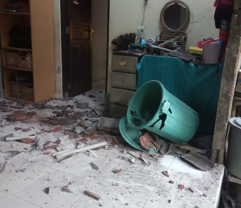 34 Rumah Rusak dan Dua Orang Luka-Luka akibat Gempa Bali. (Foto: Ist).