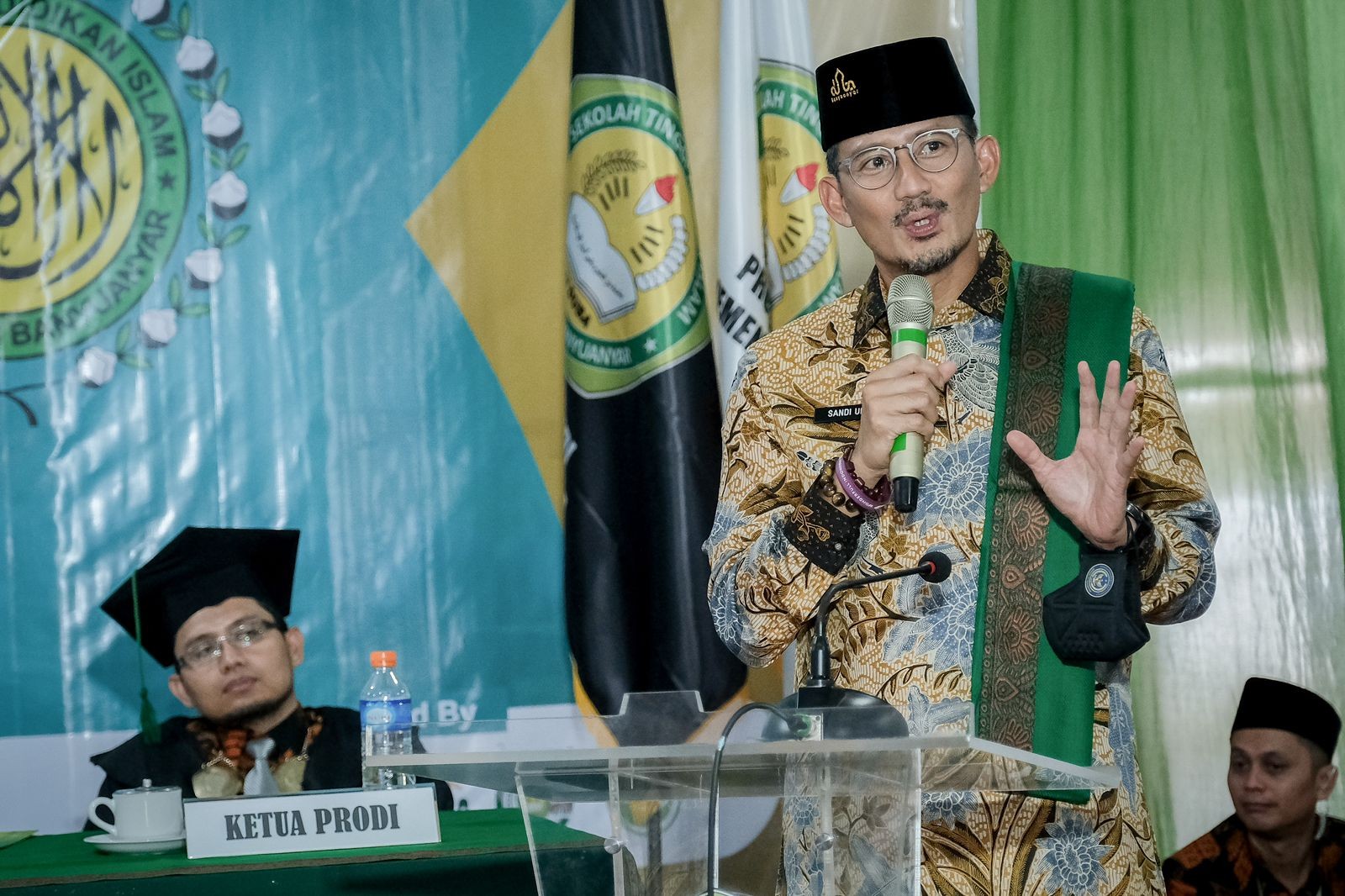 Sukseskan Program Santridigitalpreneur, Sandiaga Uno Gandeng Ponpes Darul Ulum Banyuanyar  (Foto: MNC Media)