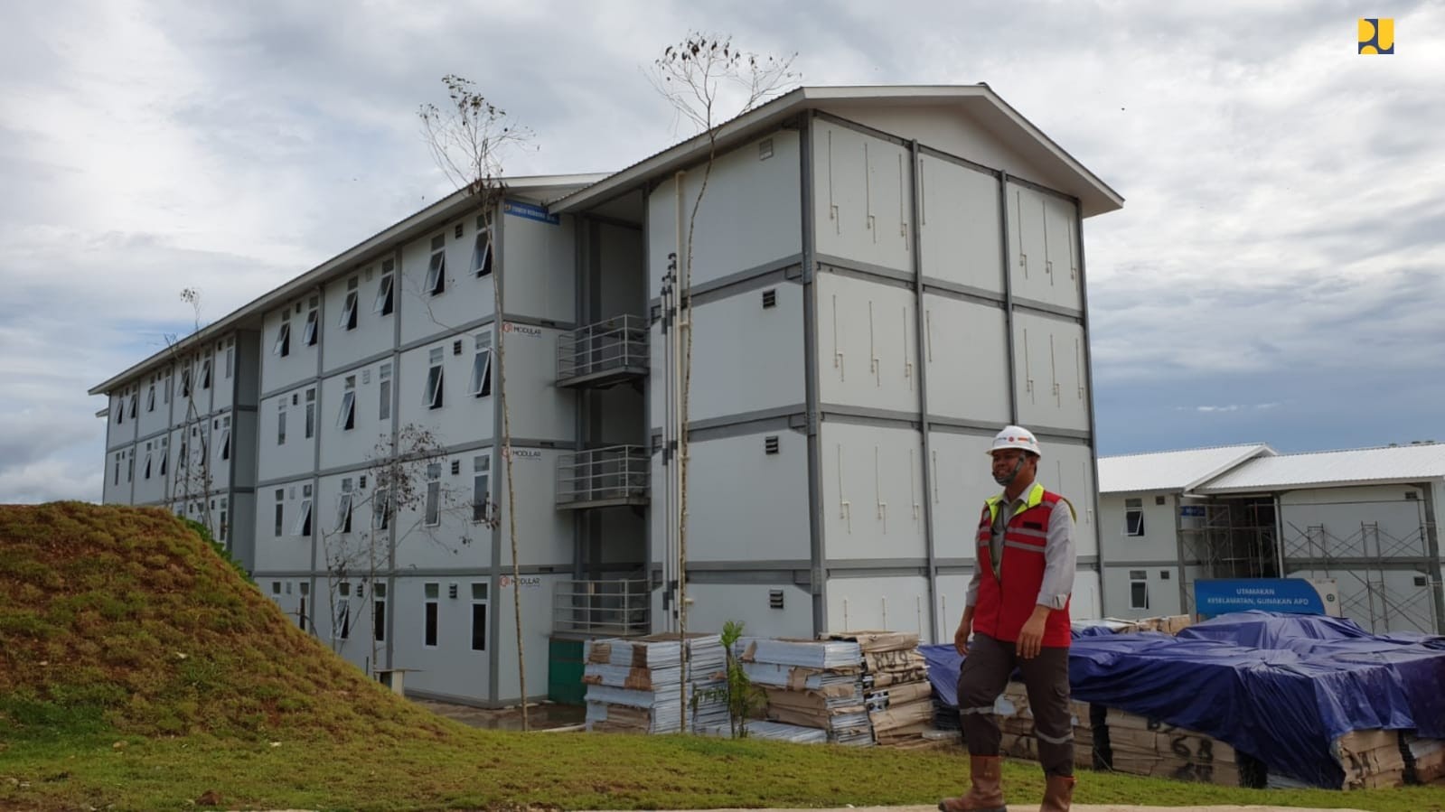 Hampir Rampung, Ini Penampakan Proyek Rusun Pekerja Konstruksi di IKN  (Dok.MNC)