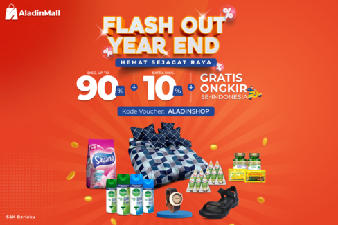 Clearance Sale Hadir di AladinMall, Dapatkan Diskon hingga 90 Persen (FOTO: MNC Media)