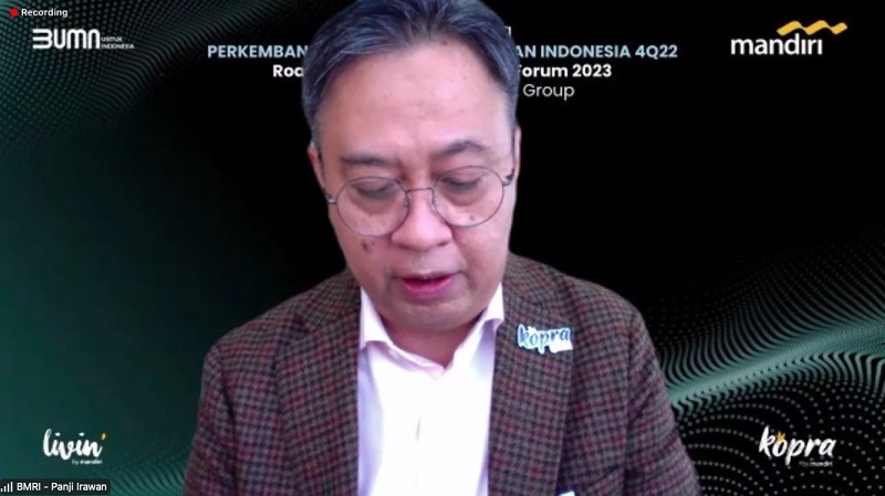 Mandiri (BMRI) Sebut Indikator Topang Ekonomi RI, Inflasi hingga Modal Asing. (Foto: Anggie Ariesta/MNC Media)