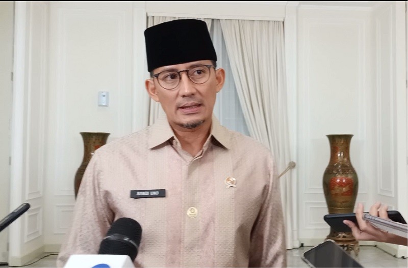 Sandiaga Salahuddin Uno mengatakan, sektor pariwisata dan ekonomi kreatif (Parekraf) memperoleh panen pada momen libur Natal dan tahun baru (nataru).