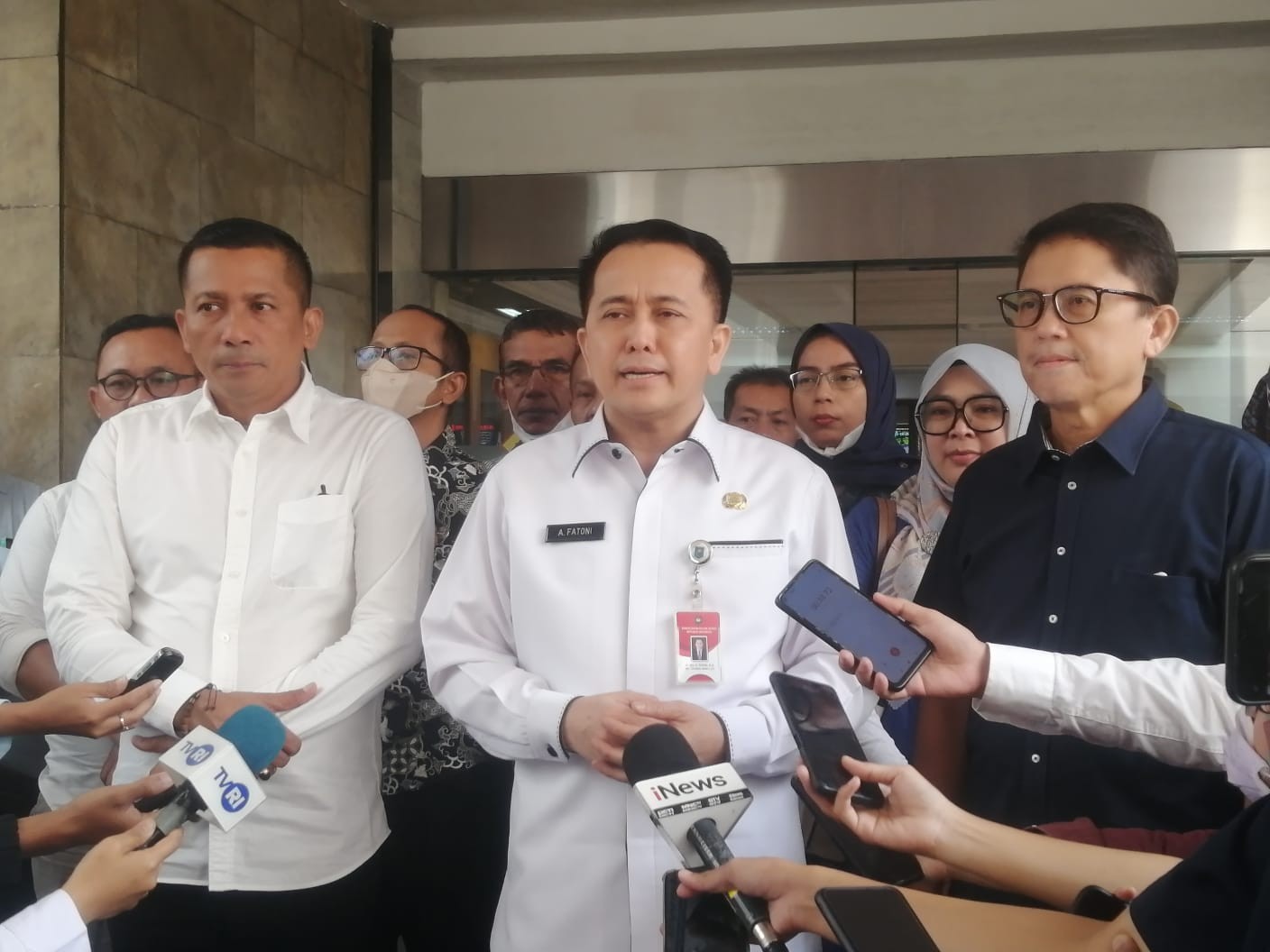 Bupati Meranti Semringah, Kemenkeu Bakal Bayar DBH Migas USD100 per Barel. (Foto: Achmad Al Fiqri/MNC Media)