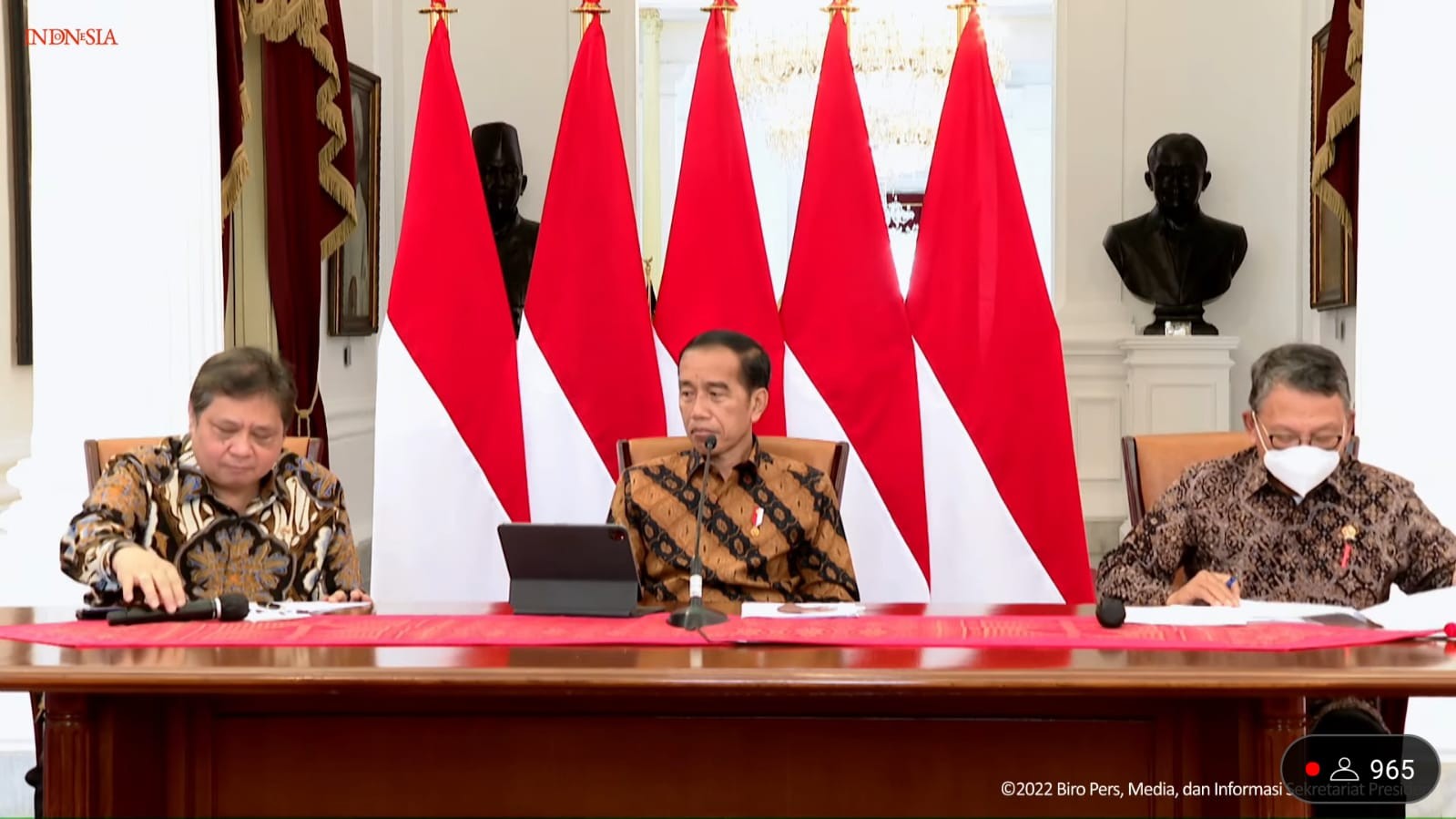 Jokowi Bakal Terbitkan Keppres untuk Cabut Kebijakan PPKM Tahun Ini. (Foto: BPMI Sekretariat Presiden)