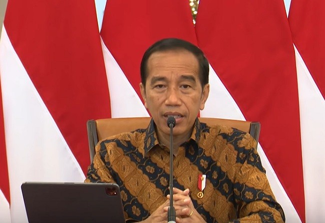Jokowi Minta TNI dan Polri Jaga Kondusifitas Jelang Pemilu 2024. (Foto: MNC Media).