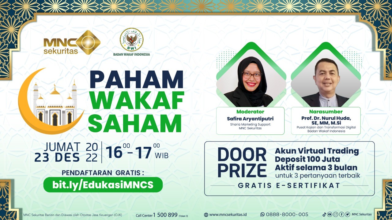 Wakaf saham sendiri secara resmi diluncurkan MNC Sekuritas bersama dengan Badan Wakaf Indonesia sejak tahun 2019.
