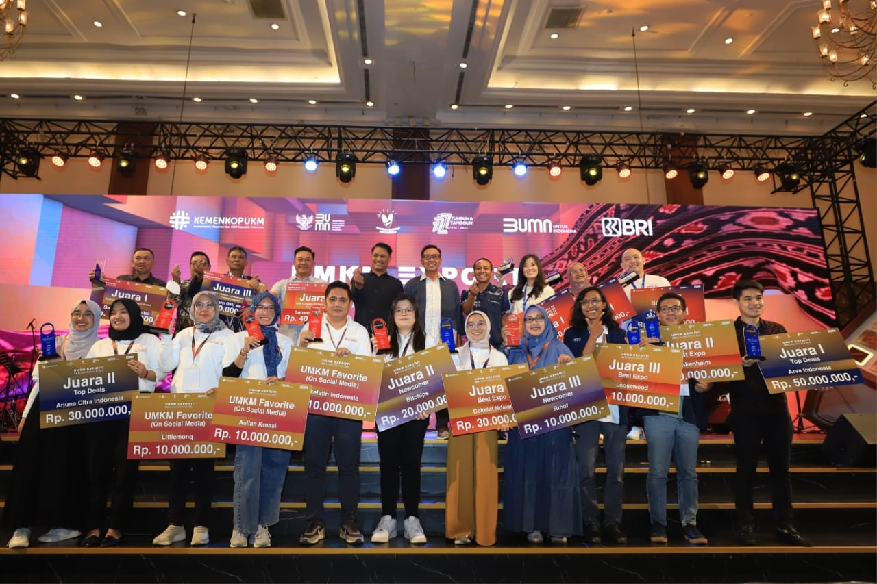 141 Ribu Orang Ramaikan UMKM EXPO BRILIANPRENUER 2022, BRI Antarkan UMKM Go Global. (Foto: BBRI/Adv)