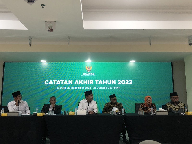 Baznas Kumpulkan Zakat dan Infak Rp21,3 Triliun, Sudah Disalurkan Rp20 Triliun. (Foto: Viola/MPI).