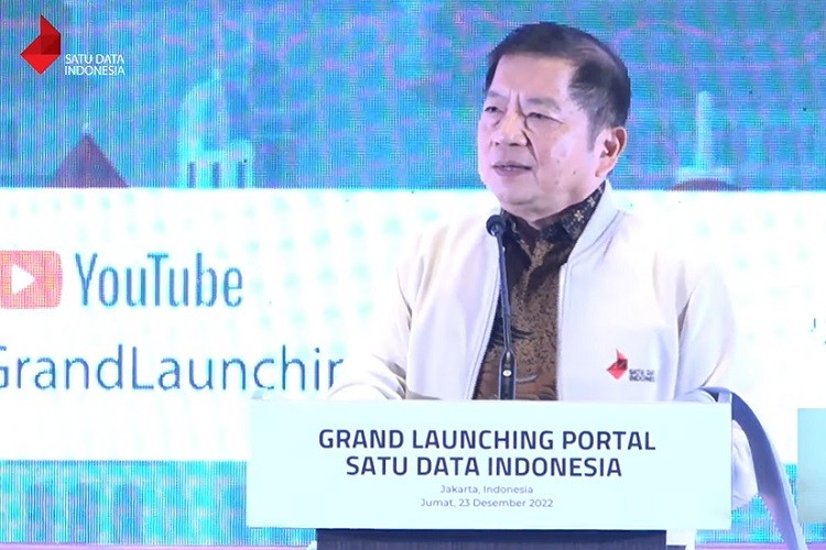 Luncurkan Satu Data Indonesia, Menteri PPN: Bagaikan Marketplace Pemerintah. (Foto: Tangkapan layar Youtube BappenasRI)