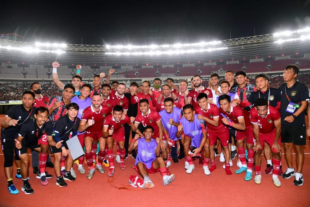 Jokowi Harap Timnas Indonesia Juara di Piala AFF 2022 (FOTO:Dok Ist)