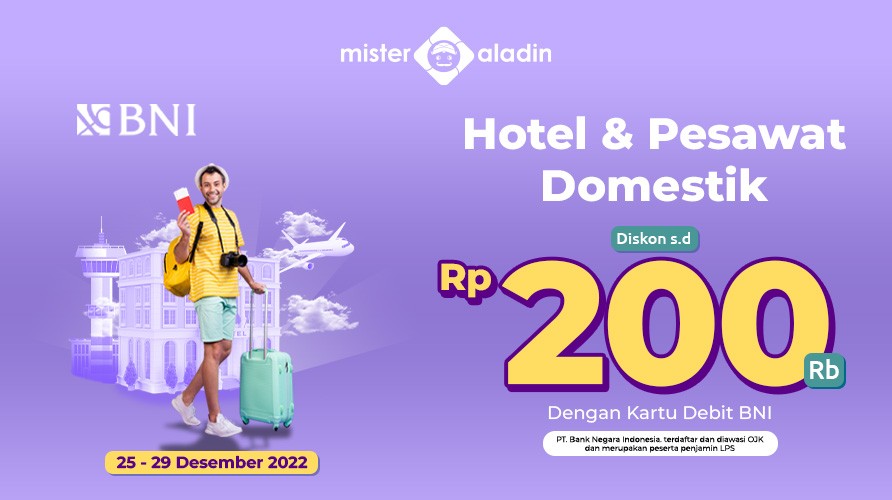 Buruan Serbu Diskon Menginap dan Terbang hingga Rp200.000 (Dok.MNC)