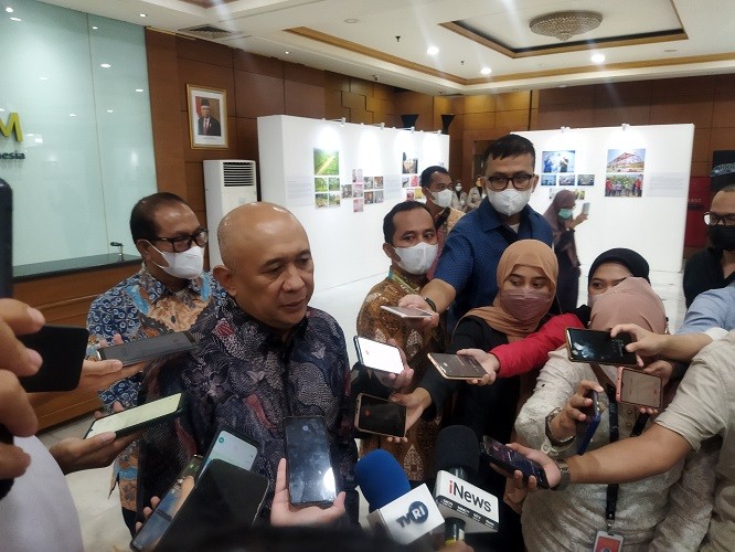 Teten Targetkan Penyaluran Dana dari Koperasi untuk UMKM Capai Rp2 Triliun pada 2023. (Foto:  Heri Purnomo/MNC Media)