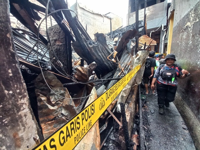  83 Rumah di Mampang Prapatan Ludes Dilalap Api, Begini Kondisi Pengungsi. (Foto: MNC Media)