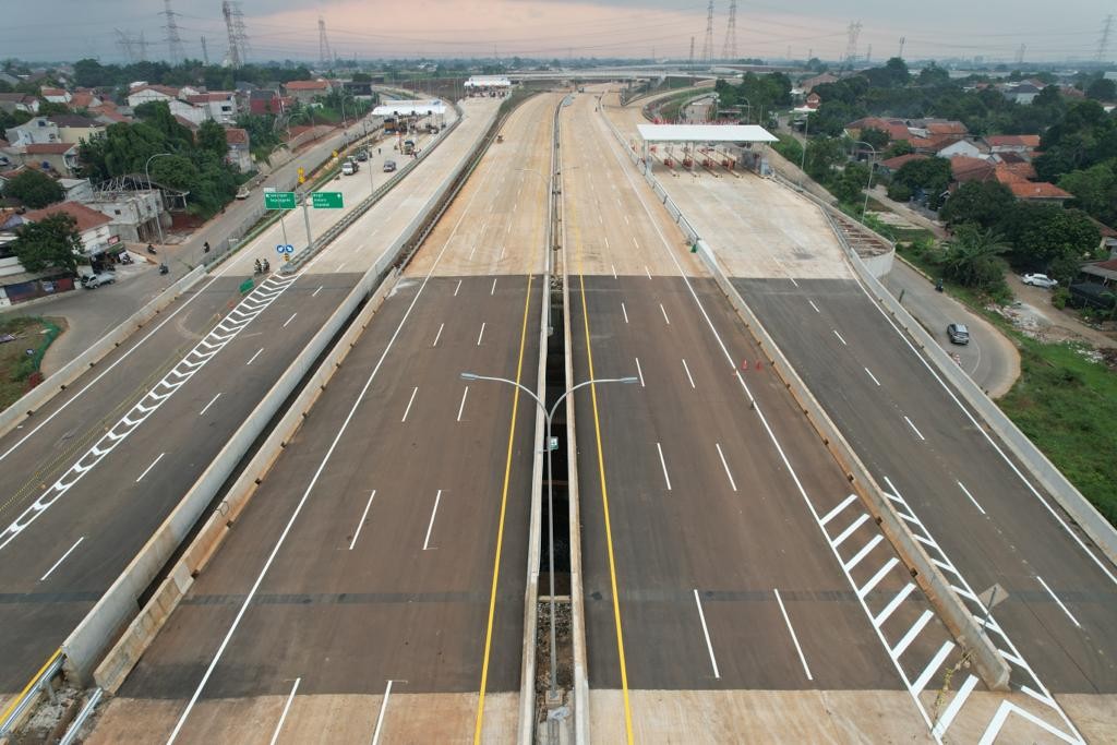 Sambut Tahun Baru, Tol Cijago Seksi 3A Kukusan - Krukut Telah Beroperasi 